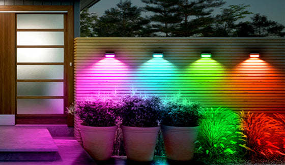 
                How to install 20+ colored rgb flood lights in your garden
              