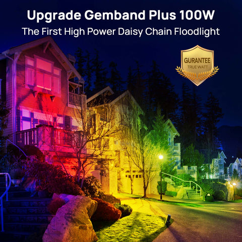 GemBand Smart Flood Lights RGBW 6-Pack