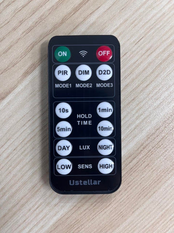 Ustellar Remote for 55W Motion Sensor Flood Light （2-Pack）