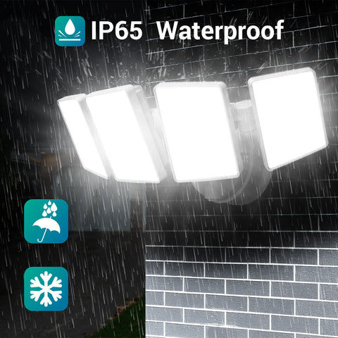 USTELLAR 100W Switch Controlled Security Light 2-Pack