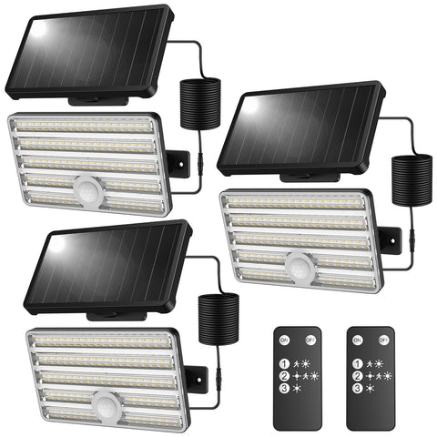 Ustellar 6500K Outdoor Solar Lights with Motion Sensor