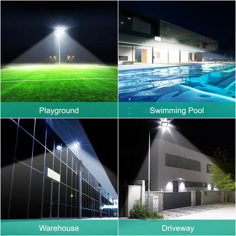 Ustellar 200W LED Flood Lights  2 Pack